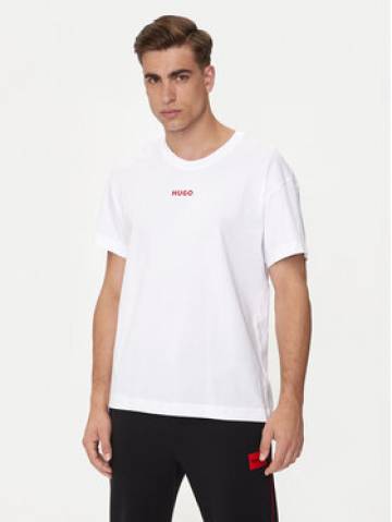 Hugo Футболка Linked 50518646 Білий Relaxed Fit Hugo Футболка Linked 50518646 Білий Relaxed Fit