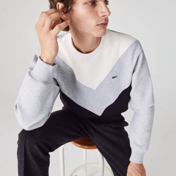 Lacoste толстовка чоловіча Colorblock з круглим вирізом Lacoste толстовка чоловіча Colorblock з круглим вирізом