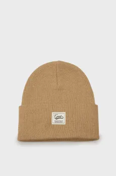 Мужская бежевая шапка DOUBLE LAYERED BEANIE Бежевый ONESIZE Gant 9910031