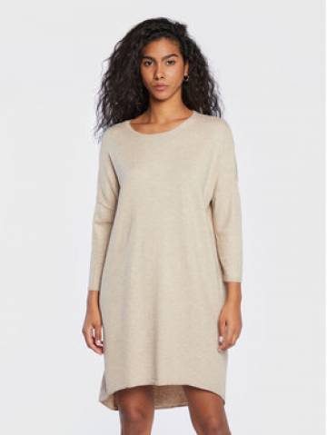 Moss Copenhagen Трикотажна сукня Rachelle 16172 Бежевий Regular Fit Moss Copenhagen Трикотажна сукня Rachelle 16172 Бежевий Regular Fit