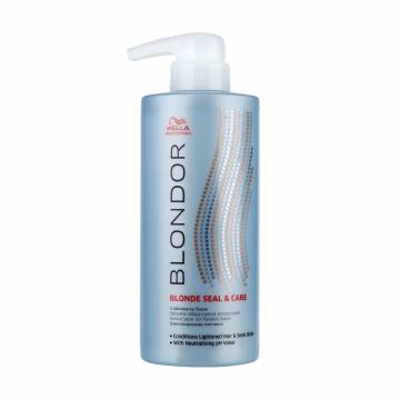 Стабилизатор цвета Wella Professionals Blondor Blonde Seal And Care, 500 мл Стабилизатор цвета Wella Professionals Blondor Blonde Seal And Care, 500 мл