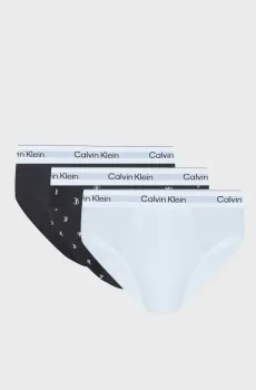 Мужские брифы (3 шт) HIP BRIEF Разноцветный XL Calvin Klein LV00NB4388