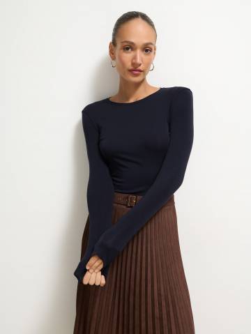 Mohito - Блузка с добавлением лиоцелла - сталевий синій - XXL Mohito - Блузка с добавлением лиоцелла - сталевий синій - XXL