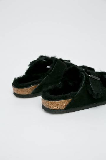 Birkenstock - Тапки Arizona Fur Narrow Width 752663-Black Birkenstock - Тапки Arizona Fur Narrow Width 752663-Black