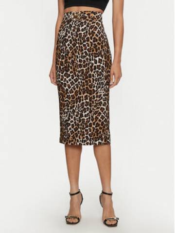 Elisabetta Franchi Спідниця-міді GO-0694-7E2-V380 Коричневий Slim Fit Elisabetta Franchi Спідниця-міді GO-0694-7E2-V380 Коричневий Slim Fit