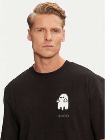 Hugo Футболка Dicatiko 50532325 Чорний Relaxed Fit Hugo Футболка Dicatiko 50532325 Чорний Relaxed Fit