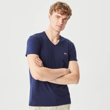 Lacoste футболка чоловіча з V-вирізом Lacoste футболка чоловіча з V-вирізом