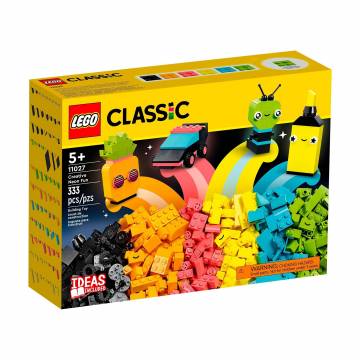 Конструктор LEGO Classic Творческое неоновое веселье, 333 деталей, от 5 лет (11027) Конструктор LEGO Classic Творческое неоновое веселье, 333 деталей, от 5 лет (11027)