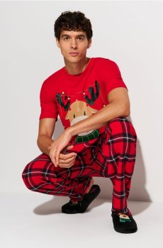 Капці зі святковим мотивом - різнобарвний