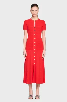 Женское красное платье Красный 40 Sandro SFPRO04679_Red