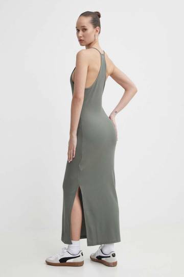 Платье Roxy цвет зелёный maxi облегающее ERJKD03468 Платье Roxy цвет зелёный maxi облегающее ERJKD03468
