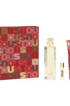 Парфюмированный набор женский Tous Gold (парфюмированная вода, 90 мл + лосьон для тела, 150 мл + парфюмированная вода, 10 мл)