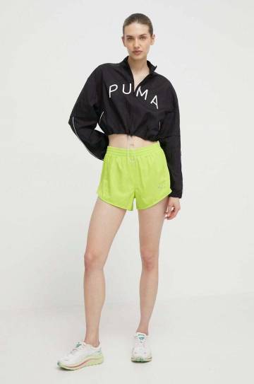 Шорты для бега Puma Favourite Velocity цвет зелёный однотонные средняя посадка Шорты для бега Puma Favourite Velocity цвет зелёный однотонные средняя посадка