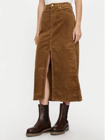 Wrangler Спідниця-міді 112356436 Коричневий Regular Fit Wrangler Спідниця-міді 112356436 Коричневий Regular Fit