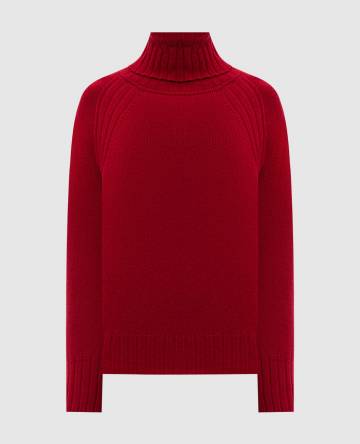 Красный свитер TABATHA из кашемира и шерсти