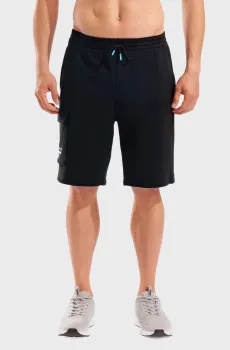 Мужские черные шорты GRAPHIC LONG BERMUDA FLEECE Черный XL Arena 010912-500