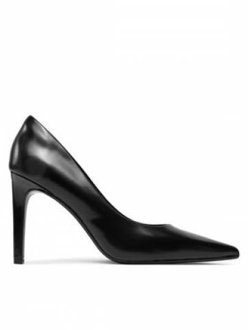 Calvin Klein Туфлі на шпильці Heel Pump 90 - Brush L HW0HW02263 Чорний Calvin Klein Туфлі на шпильці Heel Pump 90 - Brush L HW0HW02263 Чорний
