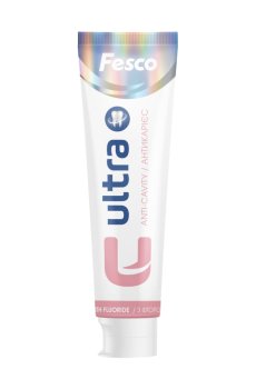 Зубная паста Fesco Ultra Anti-Cavity Антикариес, с фтором, 100 мл