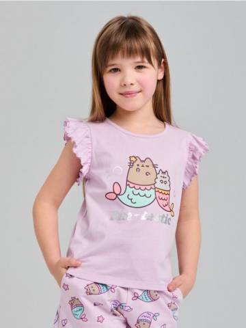 Футболка Pusheen the Cat - Фіолетовий Футболка Pusheen the Cat - Фіолетовий