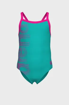 Детский бирюзовый купальник LOGO KIDS GIRL ONE PIECE Бирюзовый 6 Arena 003605-890