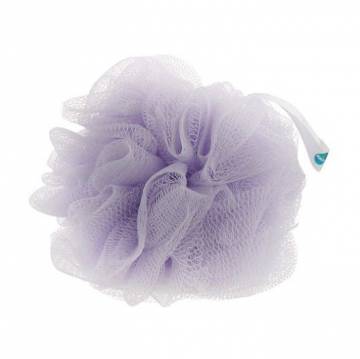 Мочалка Balmy Naturel Bath Pouf Medium синтетическая, средняя, сиреневая (02502-07)