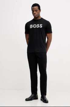 Хлопковая футболка BOSS Orange Te_Frozen