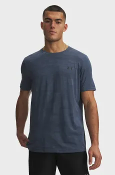 Мужская темно-серая футболка UA Vanish Elite Smls SS Camo-GRY Серый XL Under Armour 6010589-044