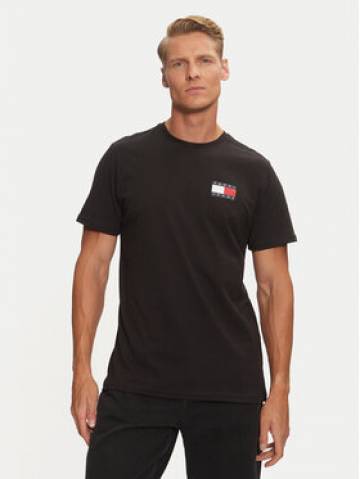Tommy Jeans Футболка Essential Flag DM0DM20740 Чорний Slim Fit Tommy Jeans Футболка Essential Flag DM0DM20740 Чорний Slim Fit