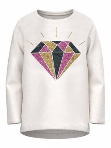 NAME IT Блузка 13218932 Білий Regular Fit NAME IT Блузка 13218932 Білий Regular Fit