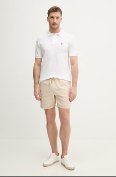 Шорты с добавлением льна U.S. Polo Assn. LINEN DECK