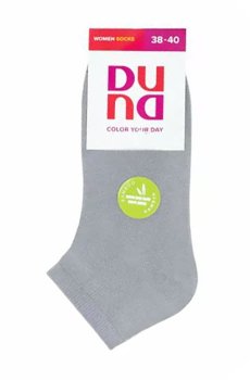 Носки женские Duna 3117 укороченные, серые, размер 23-25