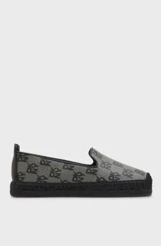 Женские серые эспадрильи с узором MALLANDRA Серый 36 DKNY K1611686