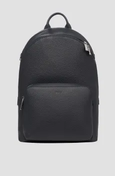 Мужской темно-синий кожаный рюкзак Синий ONESIZE BOSS 50536142;410