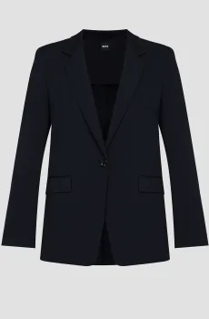 Женский черный жакет Черный 32 BOSS 50512214;001