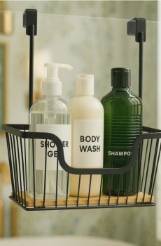 Органайзер для ванної - чорний