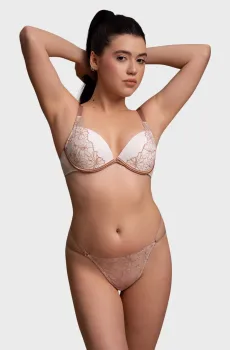 Женские бежевые трусики Бежевый XL brabrabra SLZ29102002