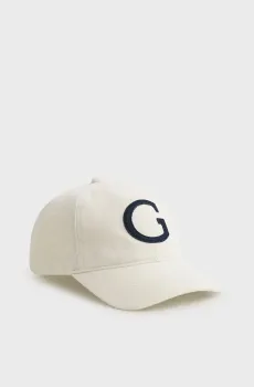 Мужская белая кепка BADGE Белый ONESIZE Gant 9901312