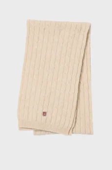 Женский бежевый шерстяной шарф Бежевый ONESIZE Sandro SFABO01149_Beige