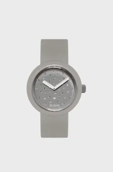 Женские серые часы O clock Серый M O bag OKLKAS00094