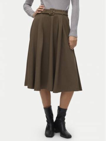 Vero Moda Спідниця трапеція Tarisa 10318628 Коричневий Regular Fit Vero Moda Спідниця трапеція Tarisa 10318628 Коричневий Regular Fit