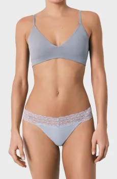 Женские голубые трусики Голубой XS womensecret 873037