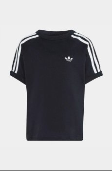Детская хлопковая футболка adidas Originals