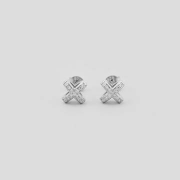 Серебряные серьги Minimal 2-0064б Серебряные серьги Minimal 2-0064б