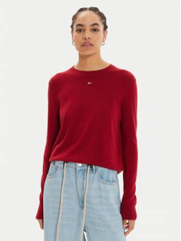 Tommy Jeans Светр Essential DW0DW17254 Червоний Regular Fit Tommy Jeans Светр Essential DW0DW17254 Червоний Regular Fit