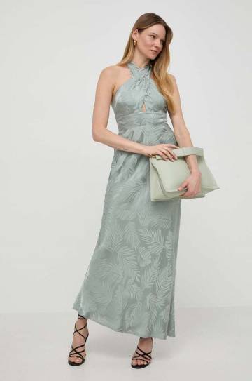 Платье Guess цвет зелёный maxi прямая Платье Guess цвет зелёный maxi прямая
