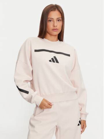 adidas Світшот Z.N.E. JF4783 Рожевий Loose Fit