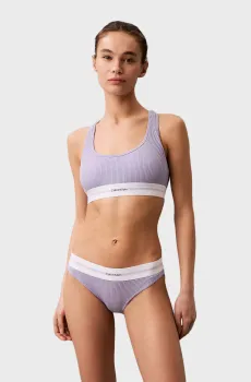 Женский сиреневый топ LIGHTLY LINED BRALETTE Сиреневый XS Calvin Klein LV00QF8018