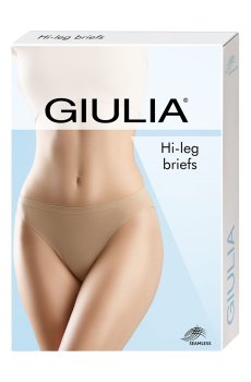 Трусы-слипы женские Giulia Hi-Leg Briefs, Black, размер L/XL