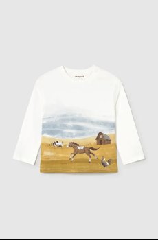 Хлопковый лонгслив для младенцев Mayoral