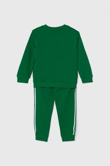 Детский спортивный костюм adidas Originals CREW SET цвет зелёный IX5153 Детский спортивный костюм adidas Originals CREW SET цвет зелёный IX5153